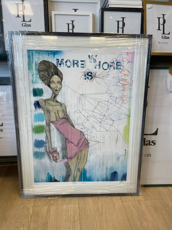More is more - Giclée, indrammet 70x90 cm