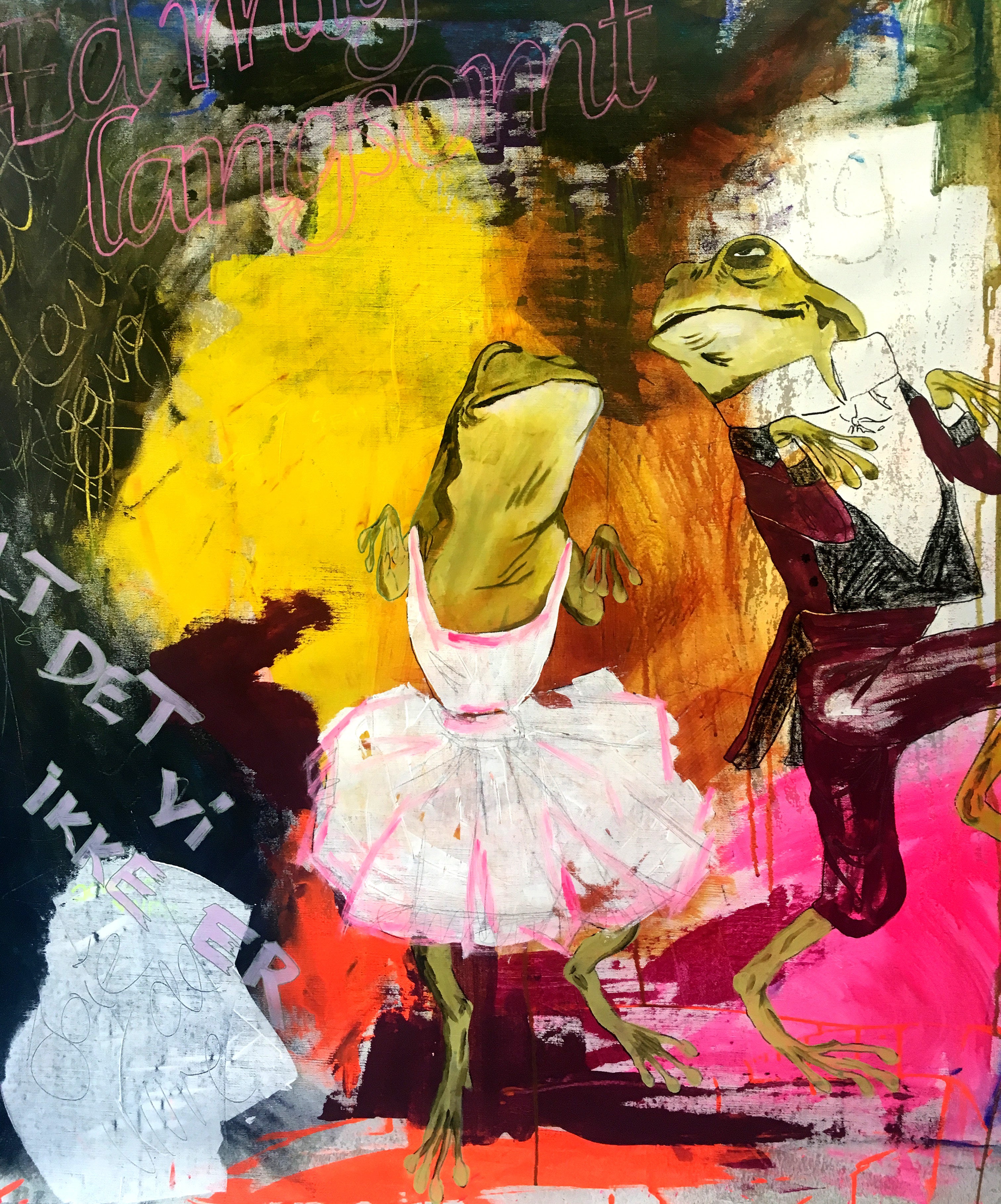 Fake It Till You Make It - Giclée print, 40x40 cm