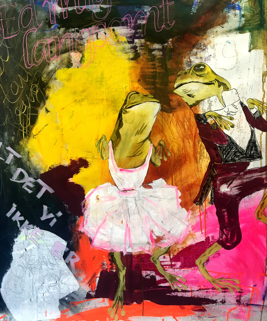 Fake It Till You Make It - Giclée , 40x40 cm (indrammet 50x50)