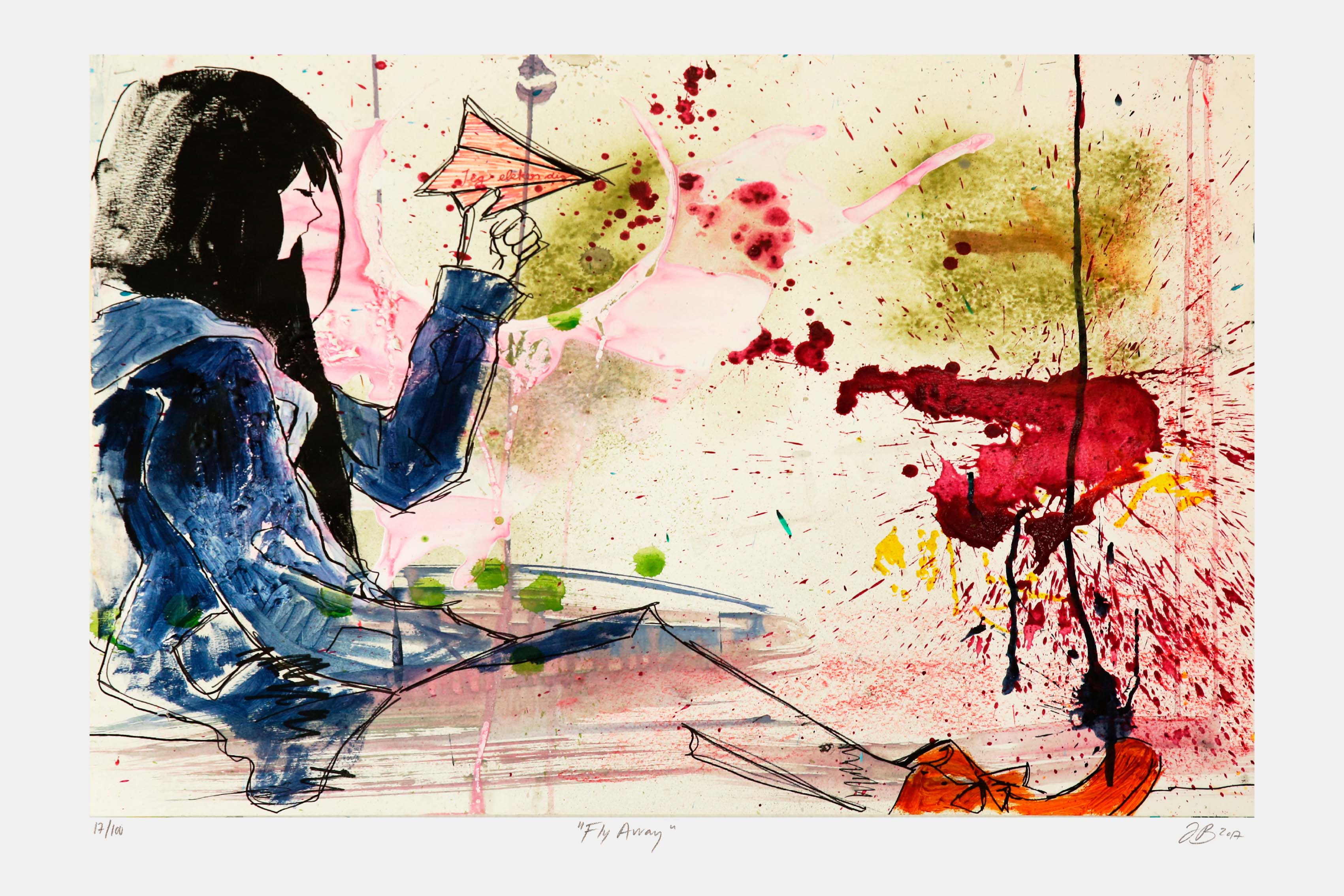 Fly Away - Giclée print, 60x40 cm