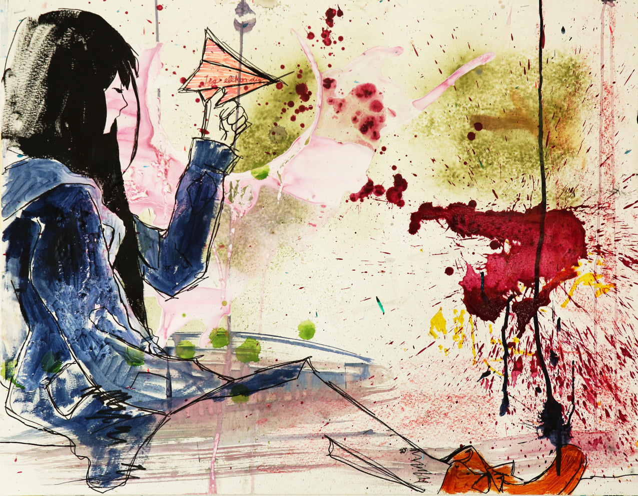 Fly Away - Giclée print, 60x40 cm