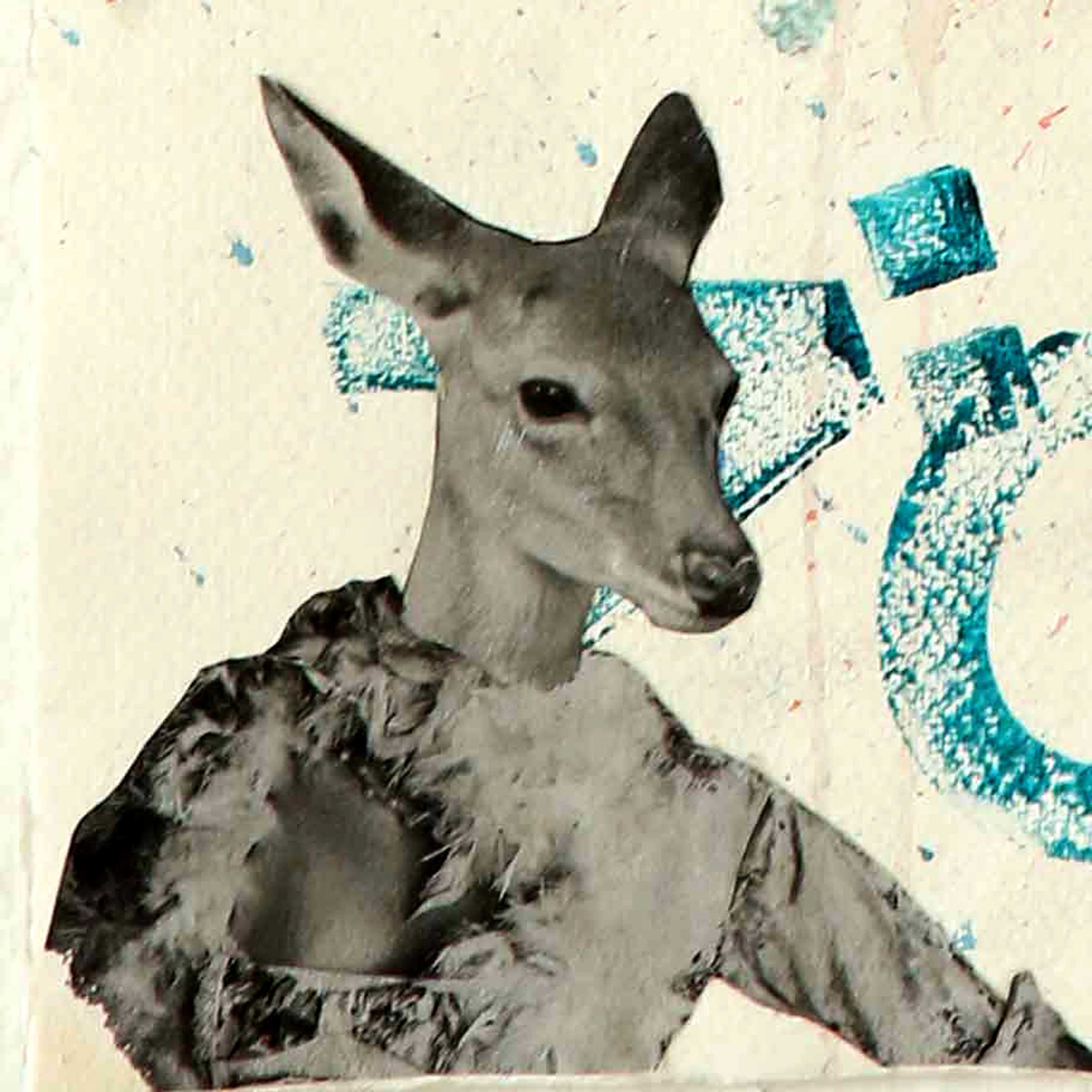 Hunting Hares, 51x66 cm