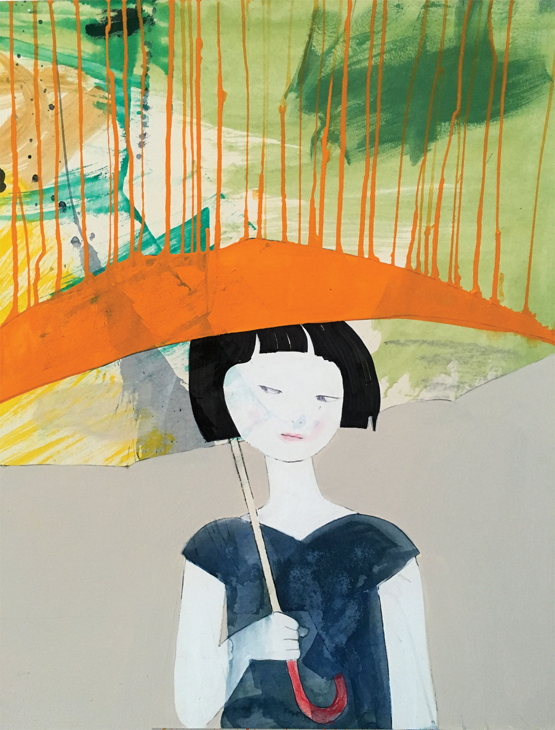 Her Wounds Came From the Same Source as Her Power - Giclée print, 40x60 cm