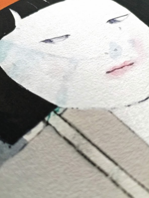 Her Wounds Came From the Same Source as Her Power - Giclée print, 40x60 cm