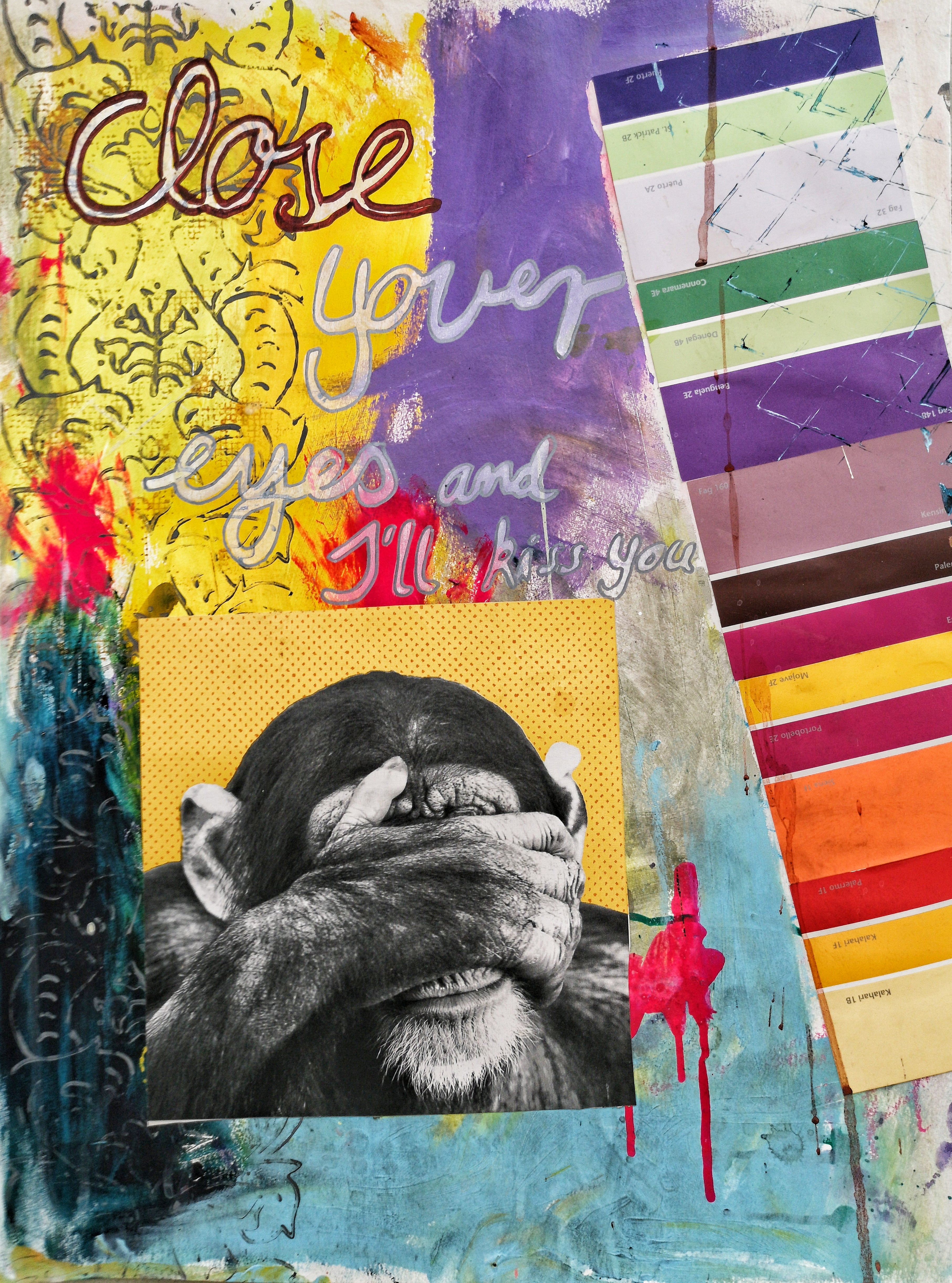 Colours And Kisses, 50x65 cm