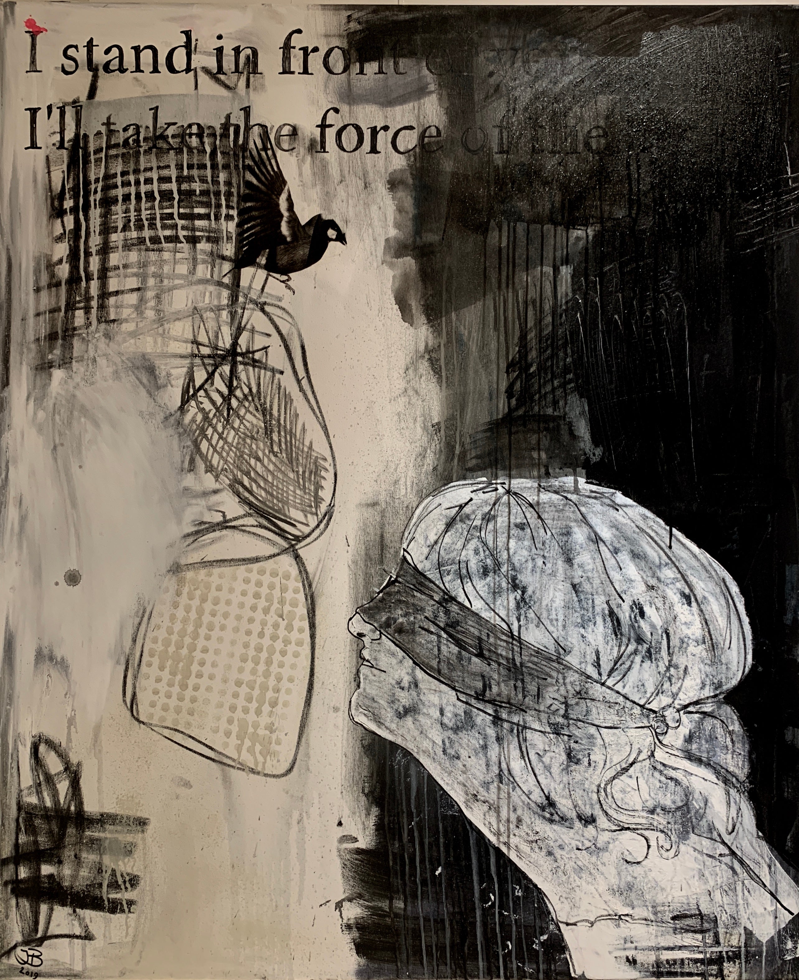 Protection (Original), 100x120 cm