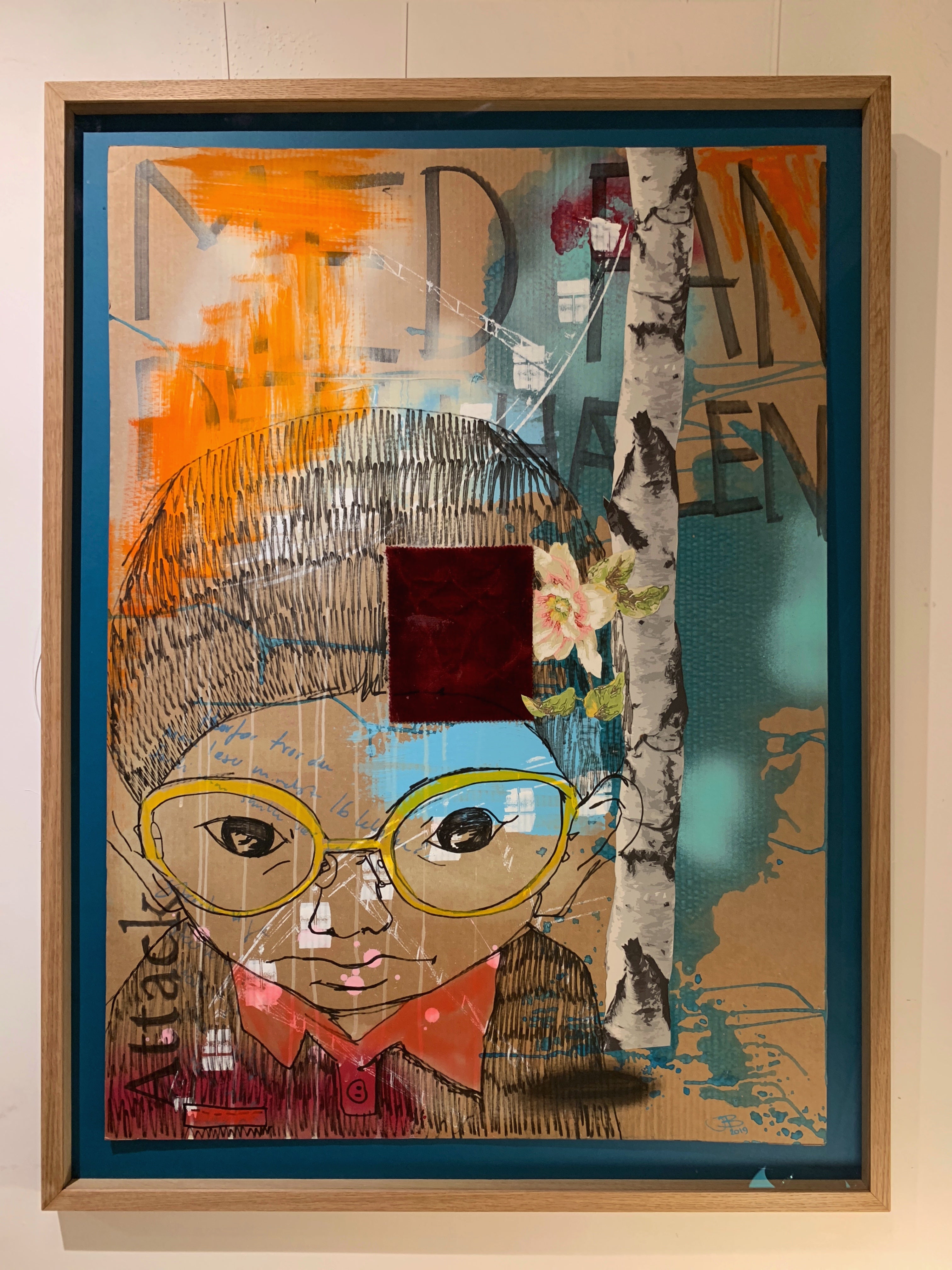 Devil At Their Heels (Original), 83x110 cm