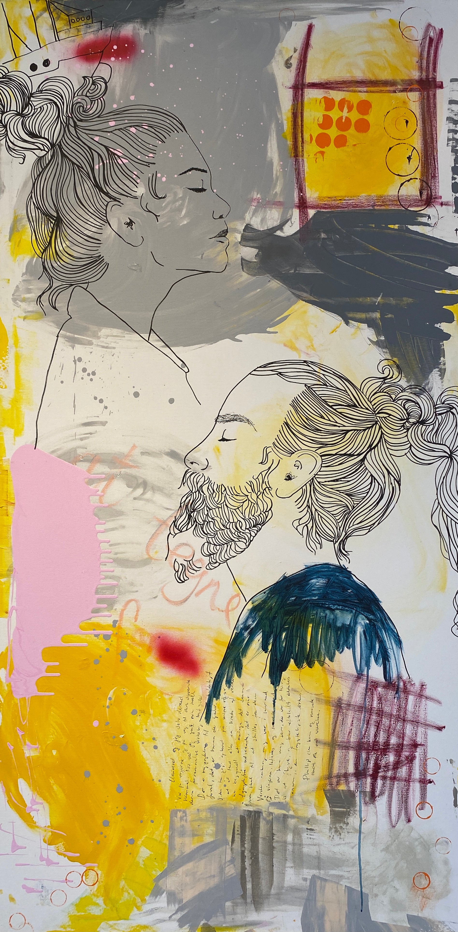 TANGLED, 100x200 cm (SOLD)