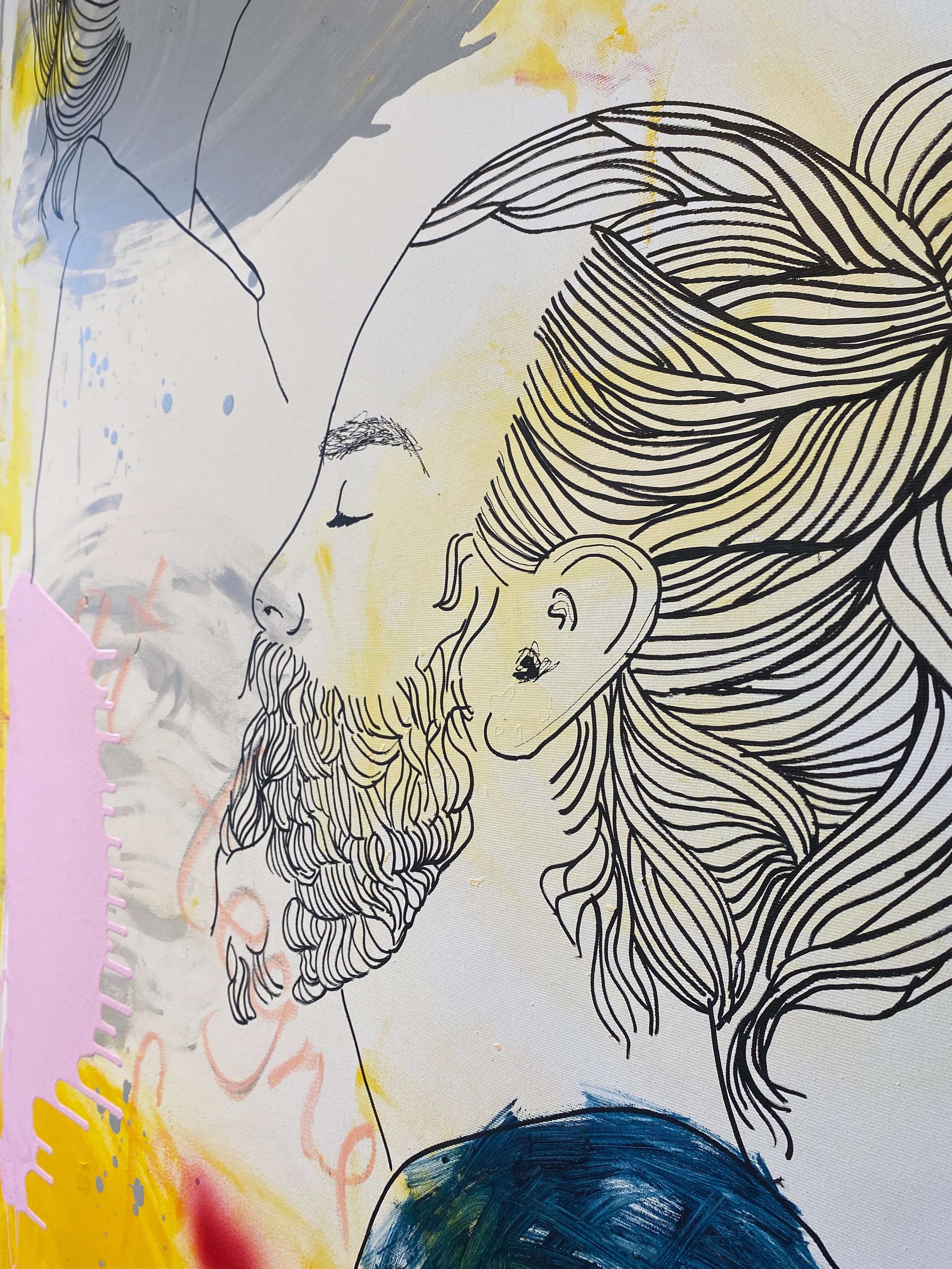 TANGLED, 100x200 cm (SOLD)