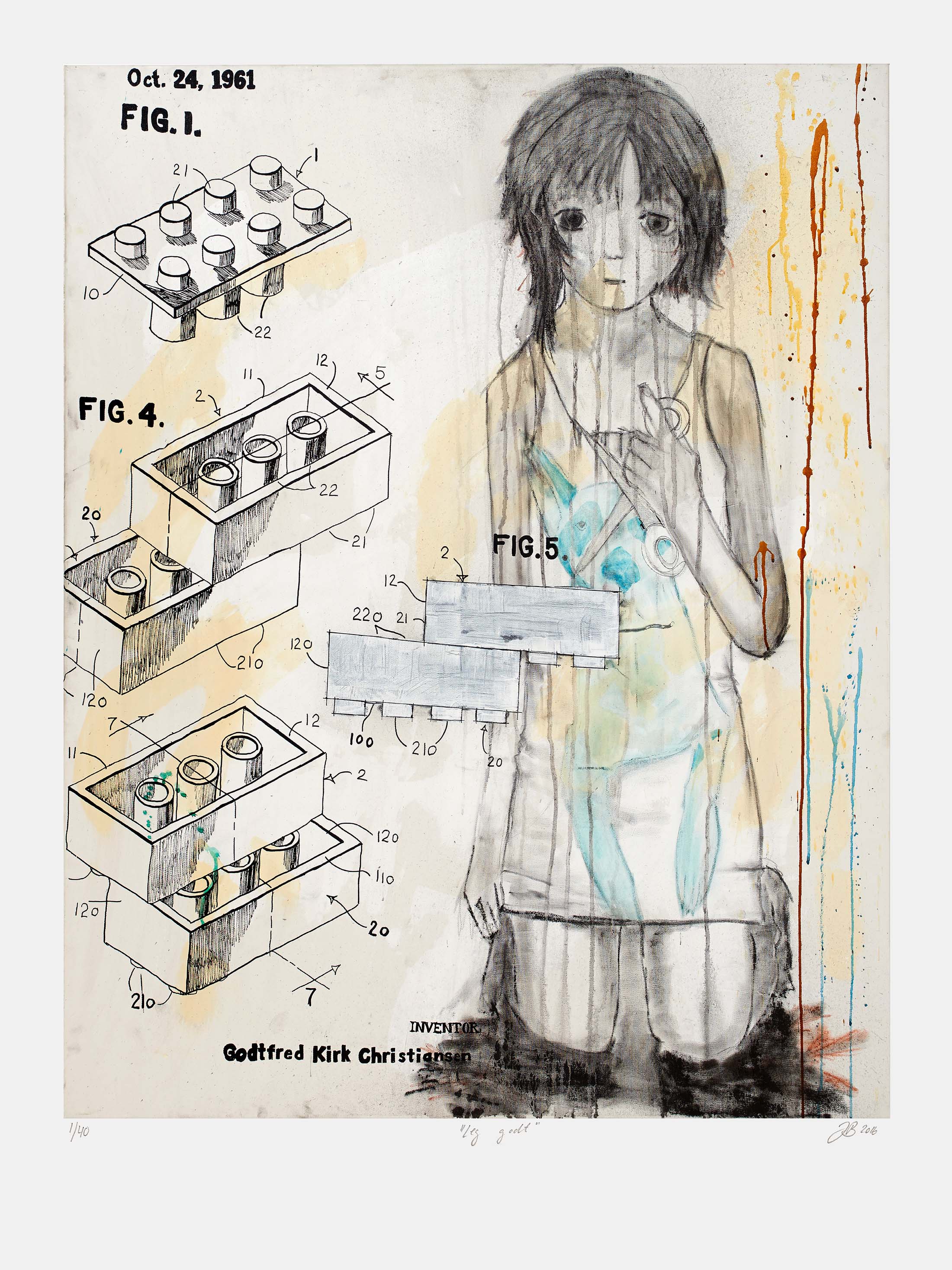 Play Well - Giclée print, 50x70 cm