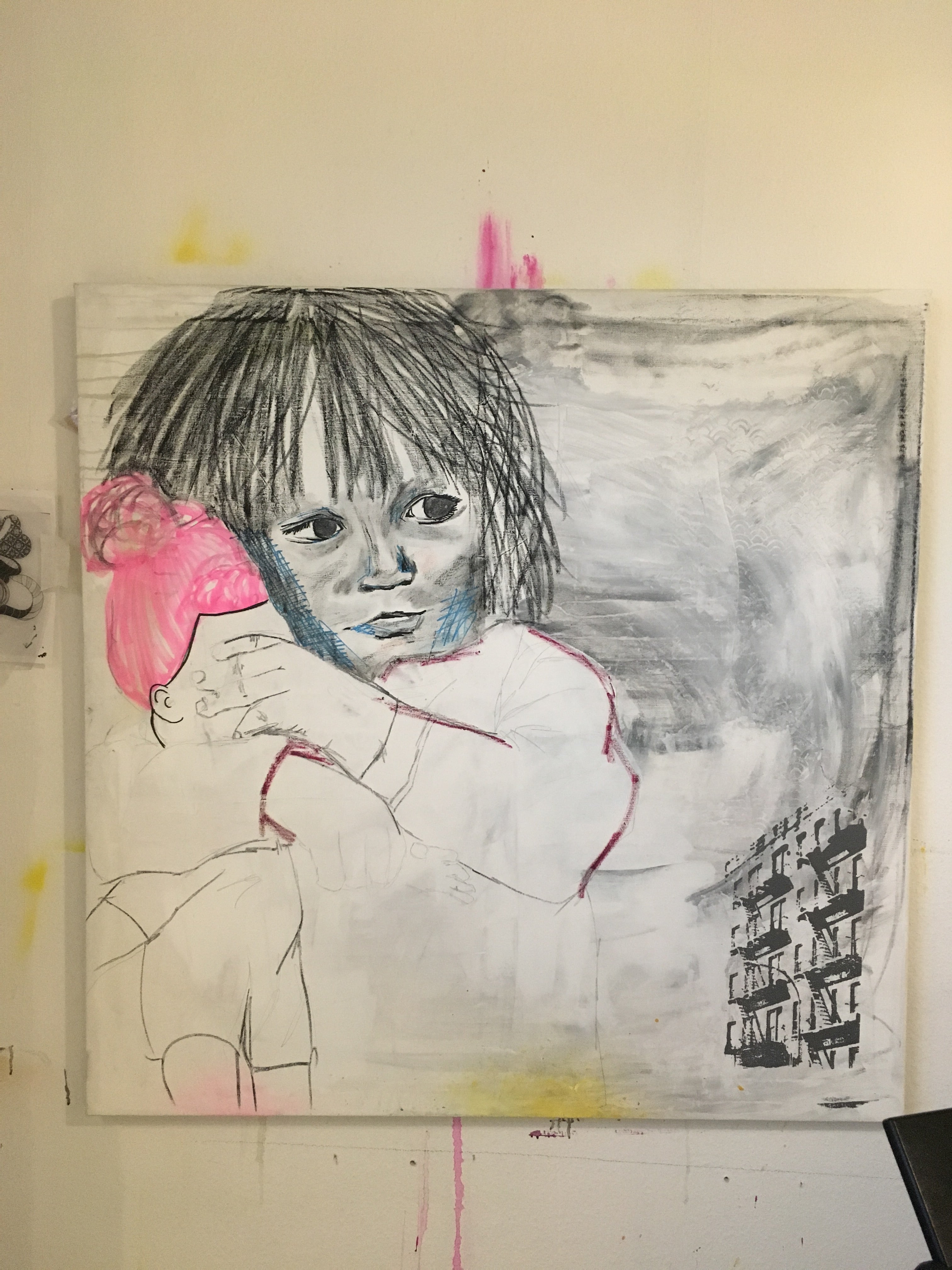 Points of Light, 100x100 cm