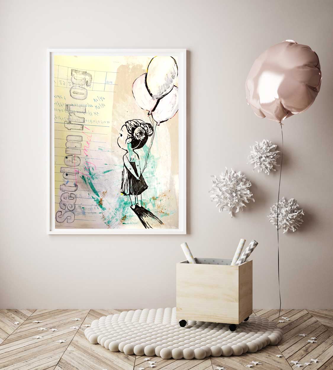 Set Them Free and Join Them - Giclée print, 40x60 cm