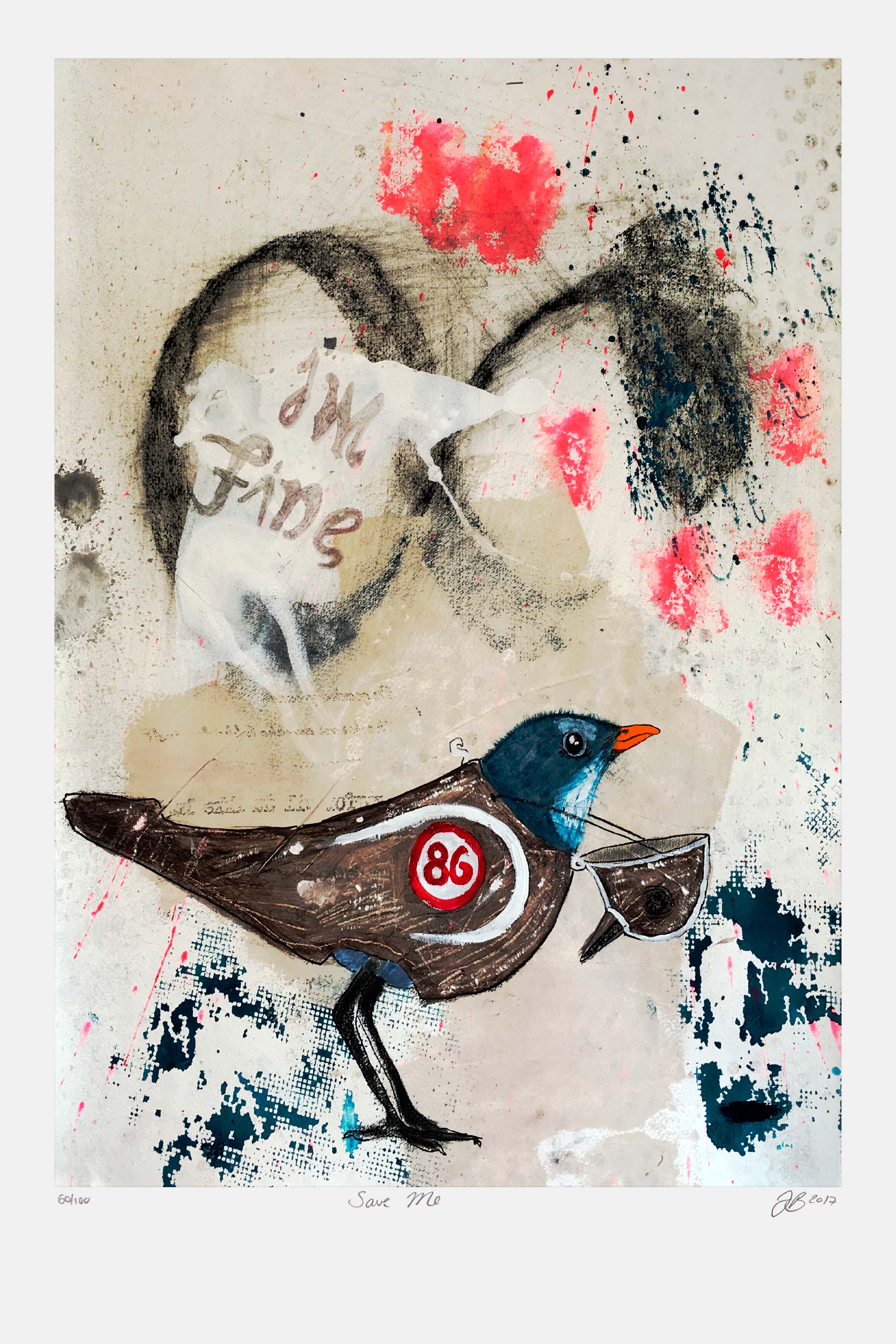 Save Me - Giclée print, 40x60 cm