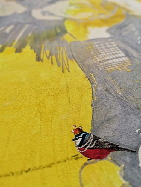 Take a Break - Giclée print, 90x90 cm