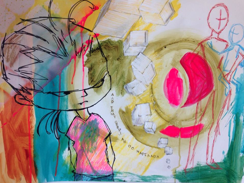 Man Er Sin Egen Lykkes Smed, 80x50 cm