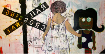 Pige, 120x80 cm