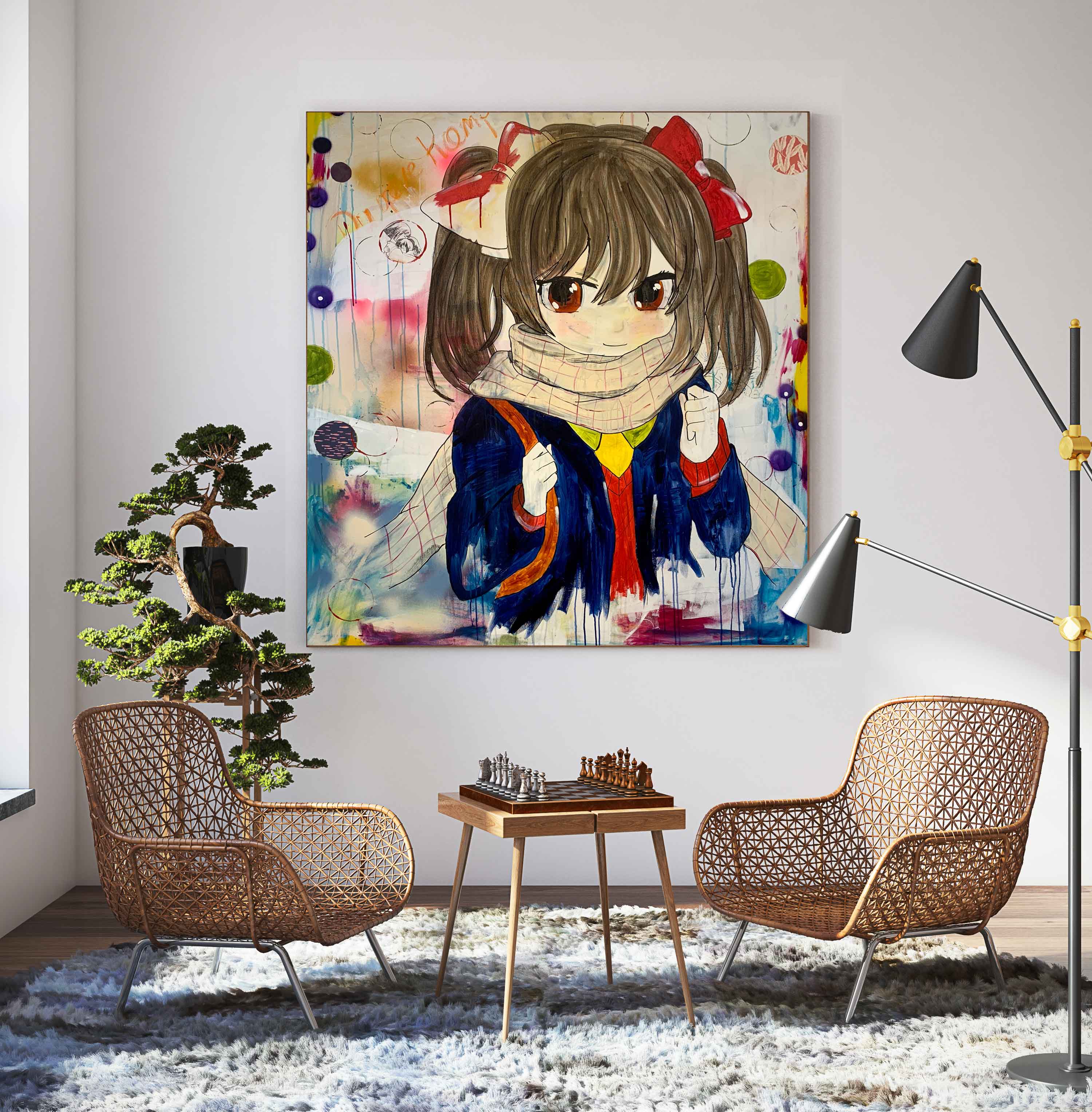 Sweet Little Devil, 130x150 cm