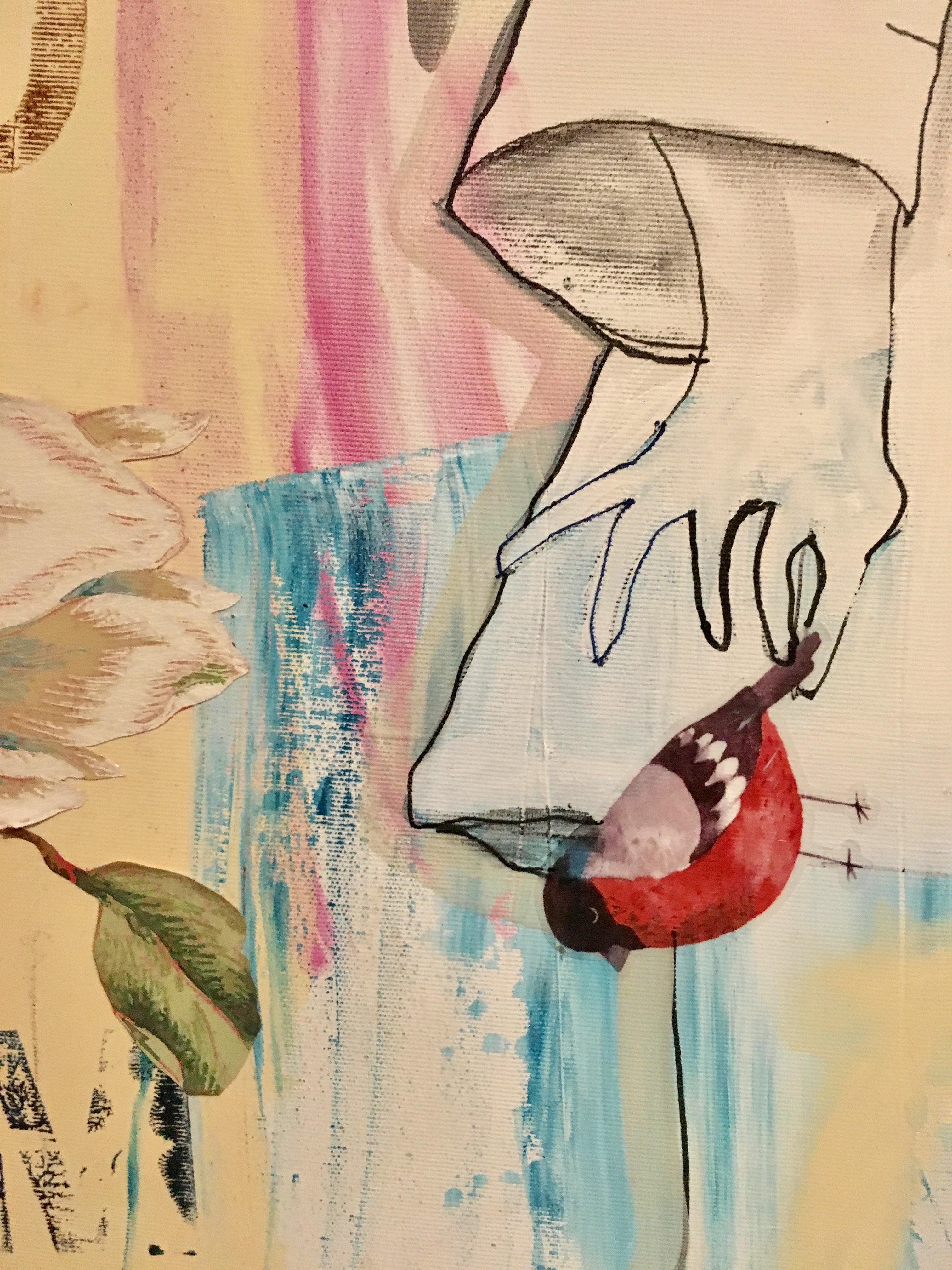 Leap of Faith (Original), 120x120 cm