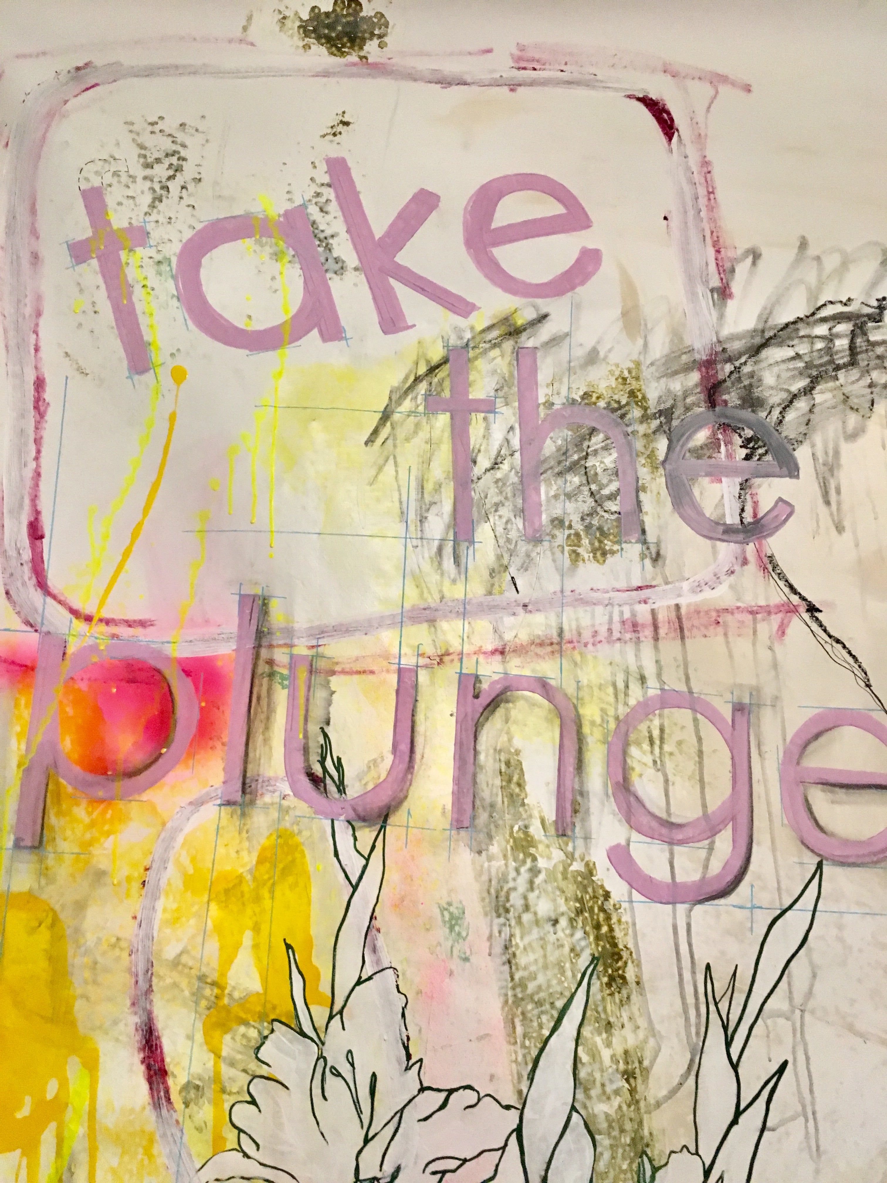 Take the Plunge (Original), 203x210 cm