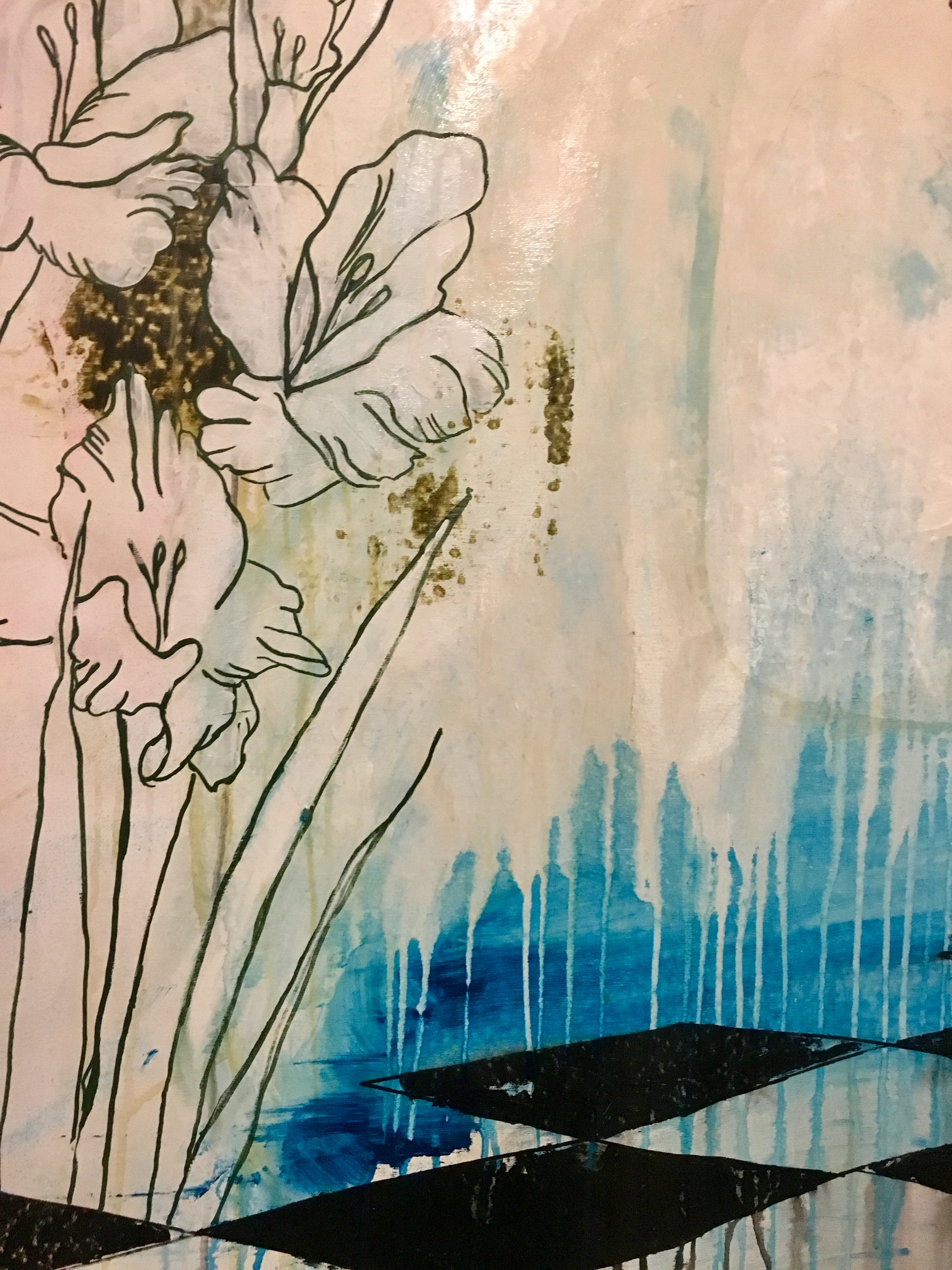 Take the Plunge (Original), 203x210 cm