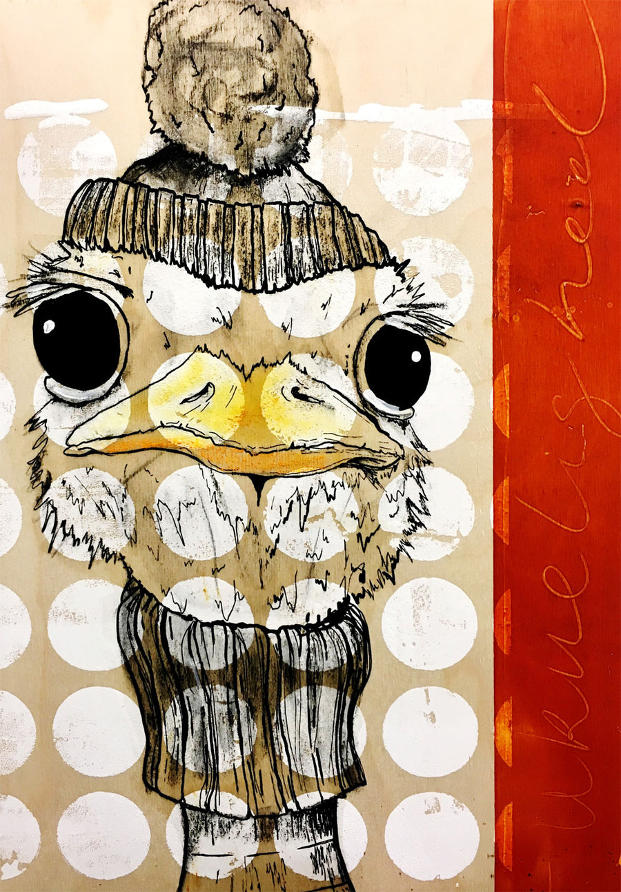 Ukuelig - Giclée , 40x60 cm (indrammet 70x50 cm) - SNART UDSOLGT