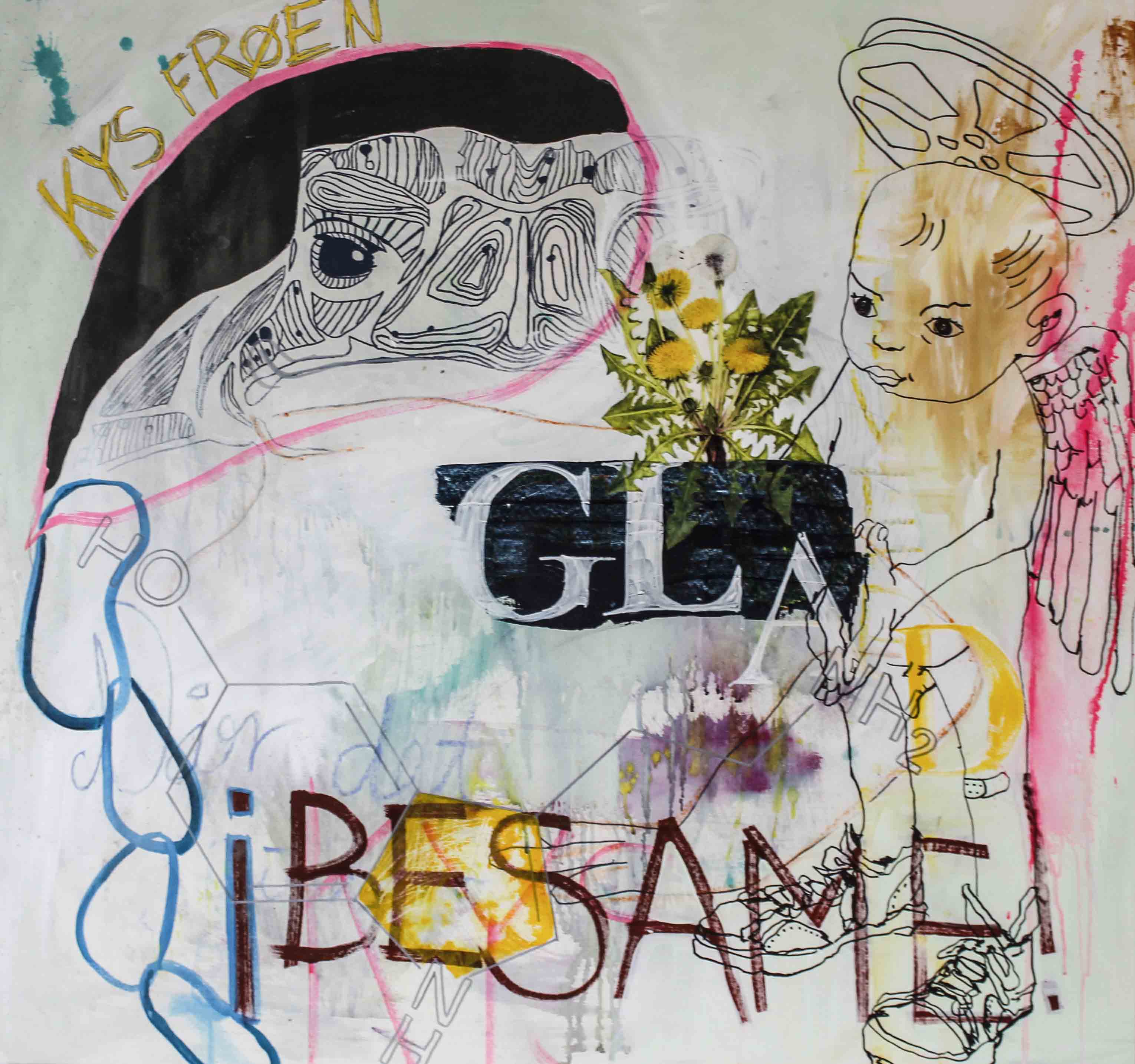 Bésame, 100x100 cm