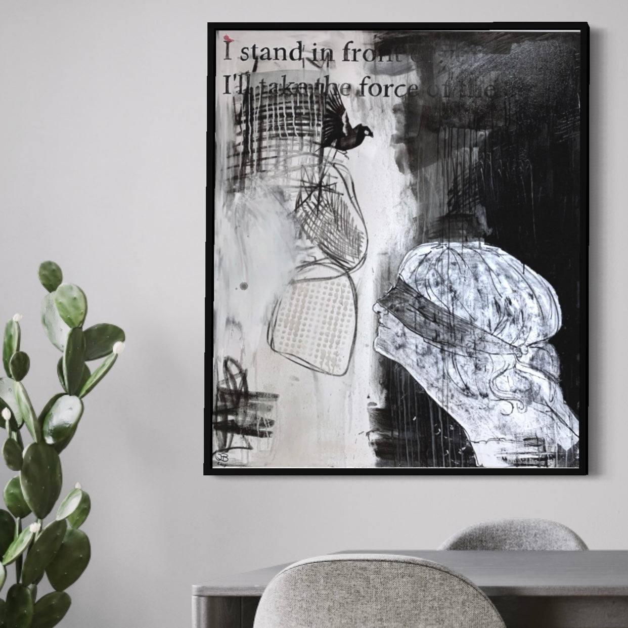 Protection (Original), 100x120 cm