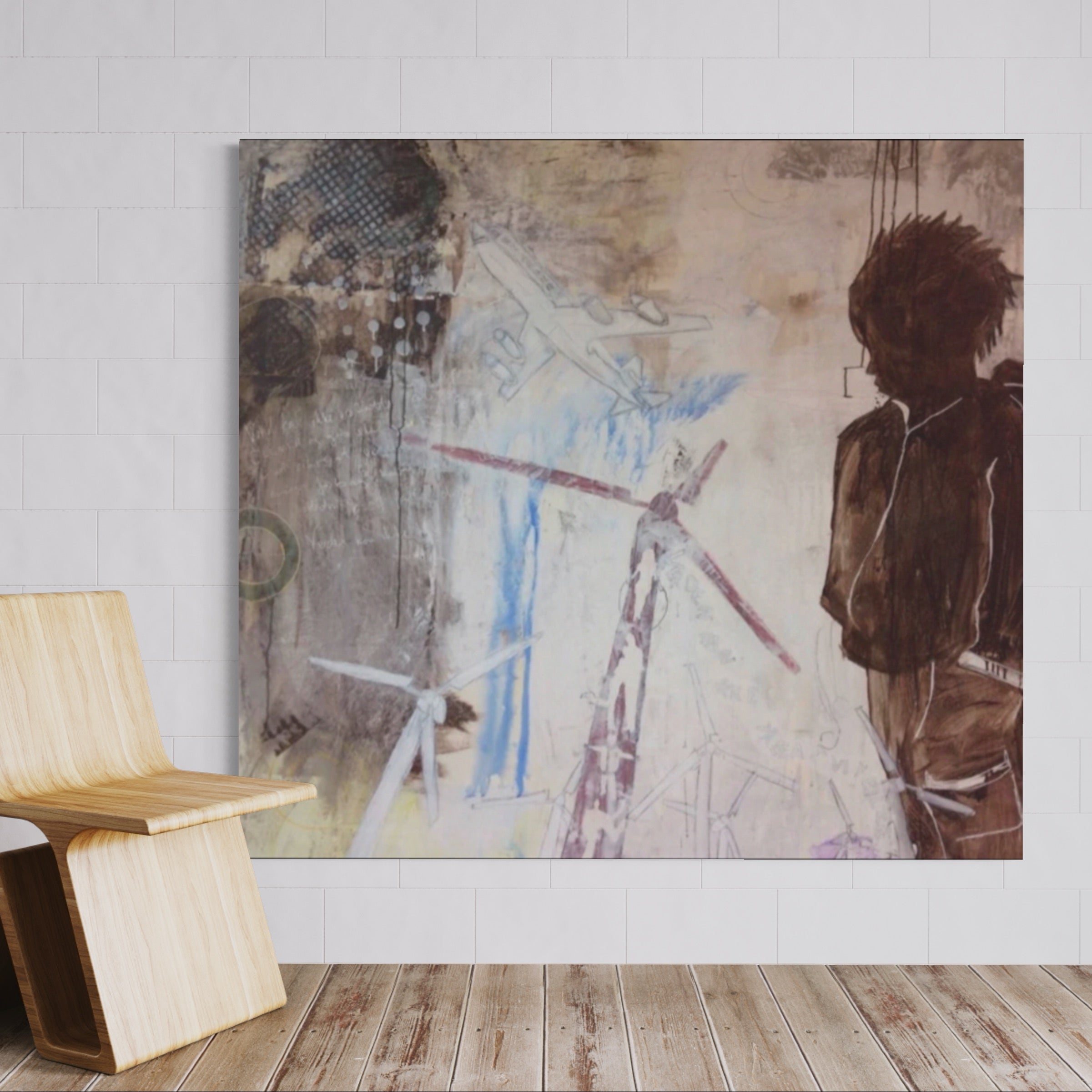 The World Cannot Tolerate That We Fail, 145x140 cm