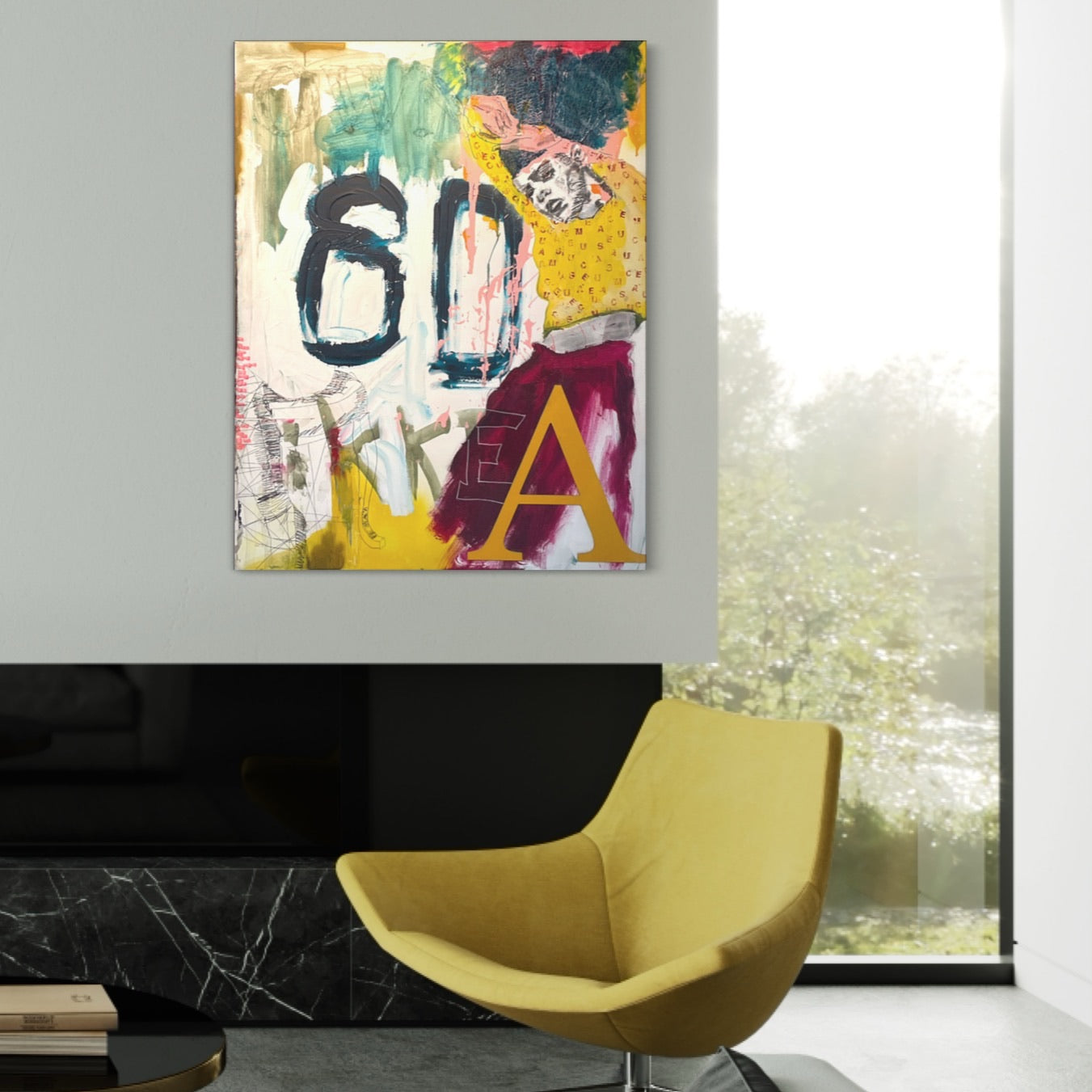 NOIR, 80x100 cm (SOLD)