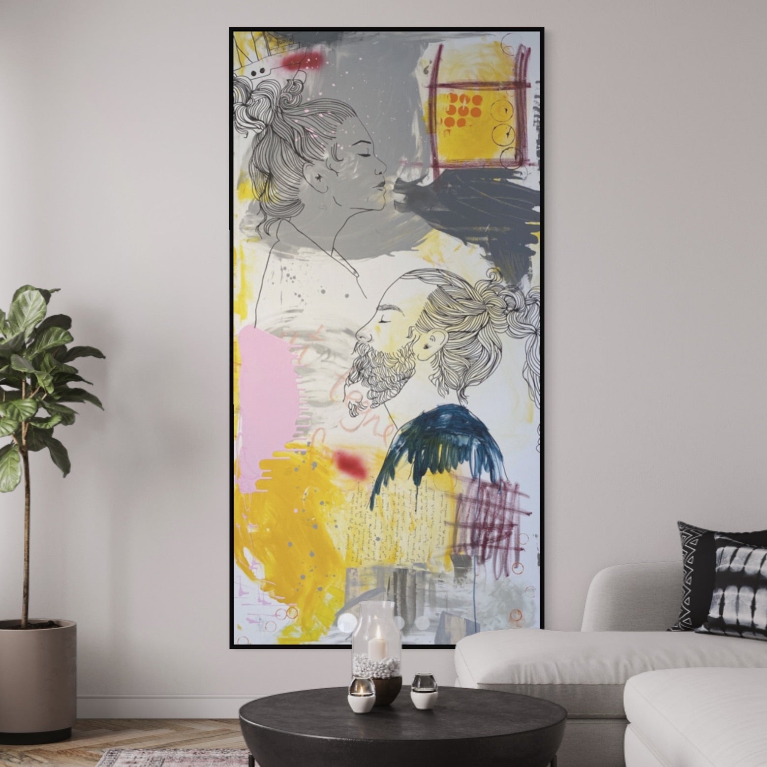 TANGLED, 100x200 cm (SOLD)