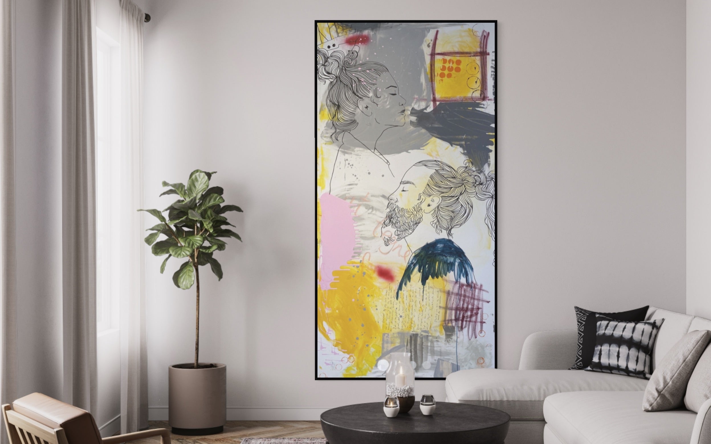 TANGLED, 100x200 cm (SOLD)