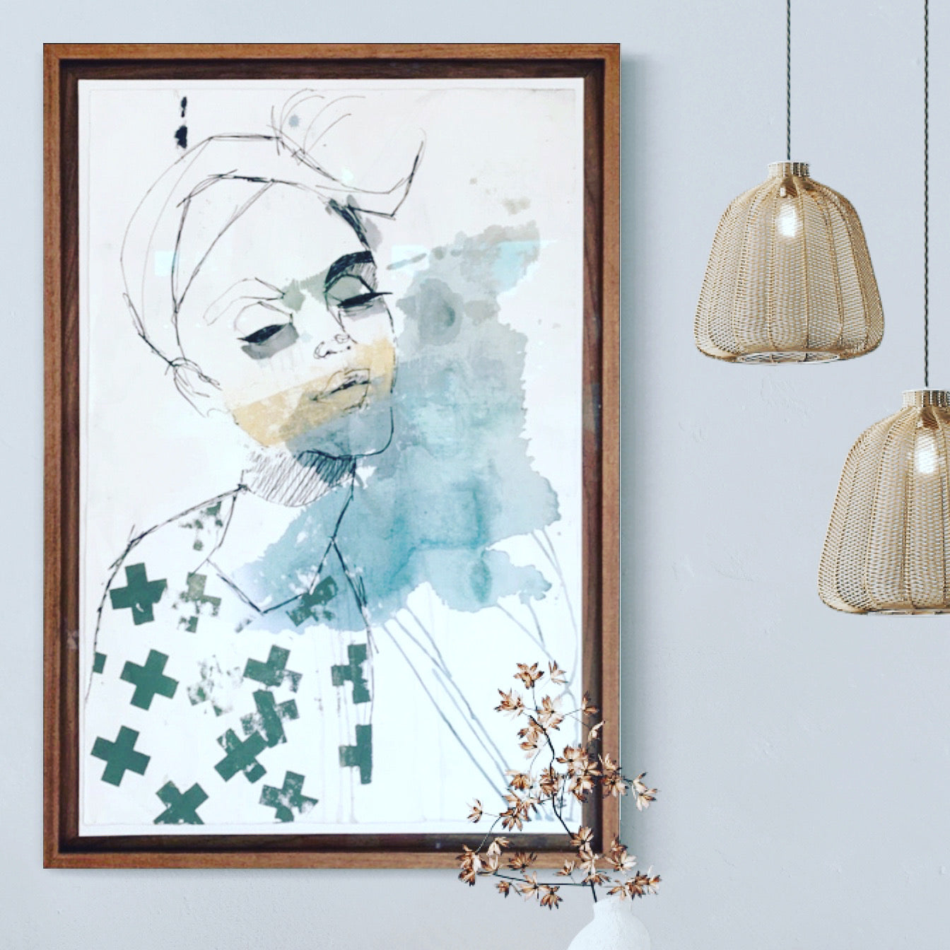 Plus (Original), 63x87 cm