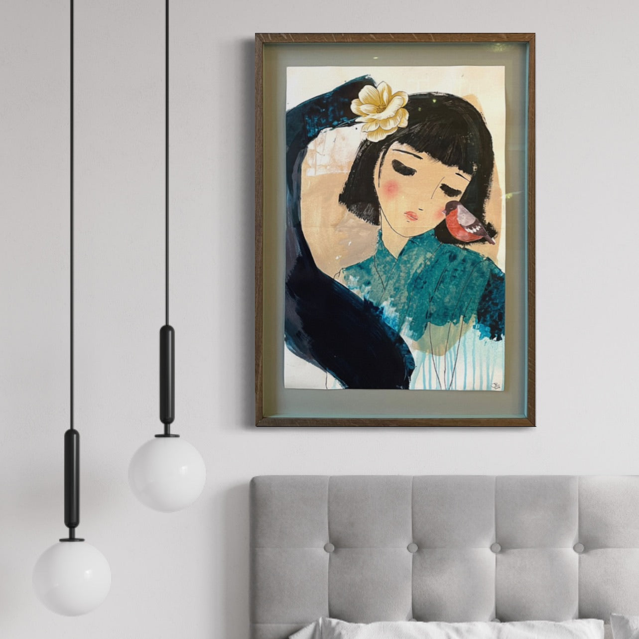 KISS IT BETTER, 60x80 cm (SOLD)