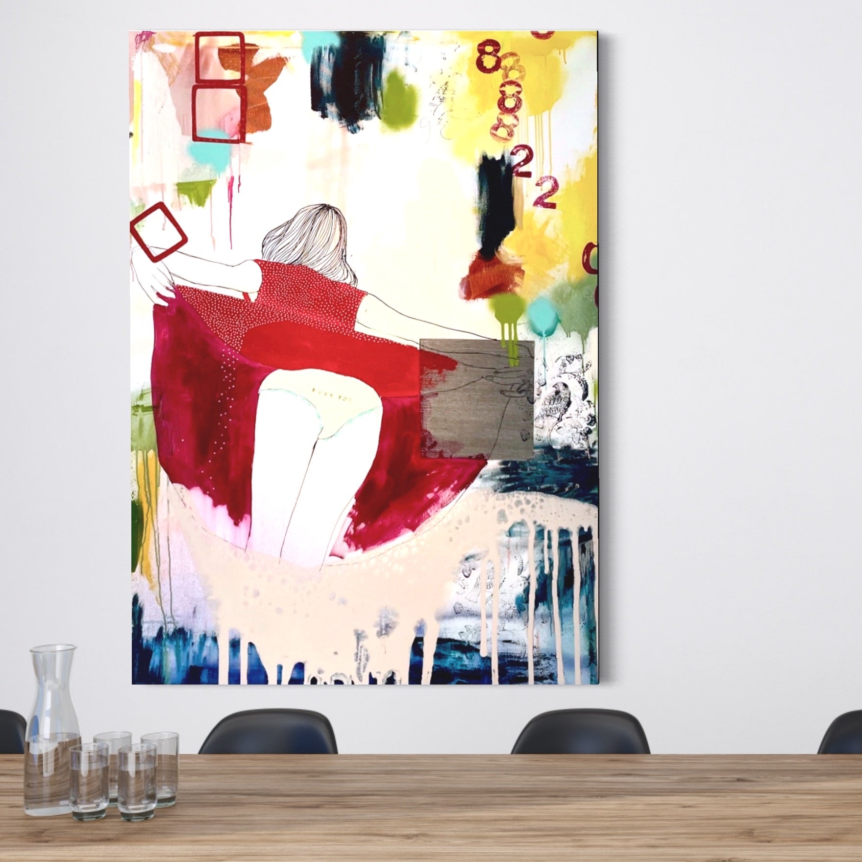 Fuck You II, 100x140 cm