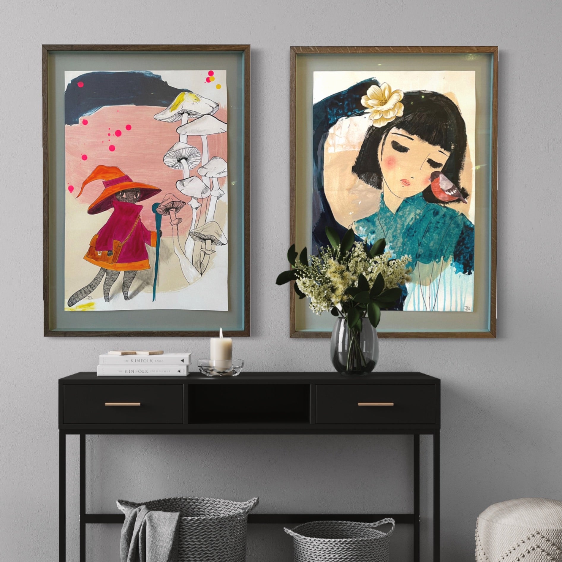 KISS IT BETTER, 60x80 cm (SOLD)