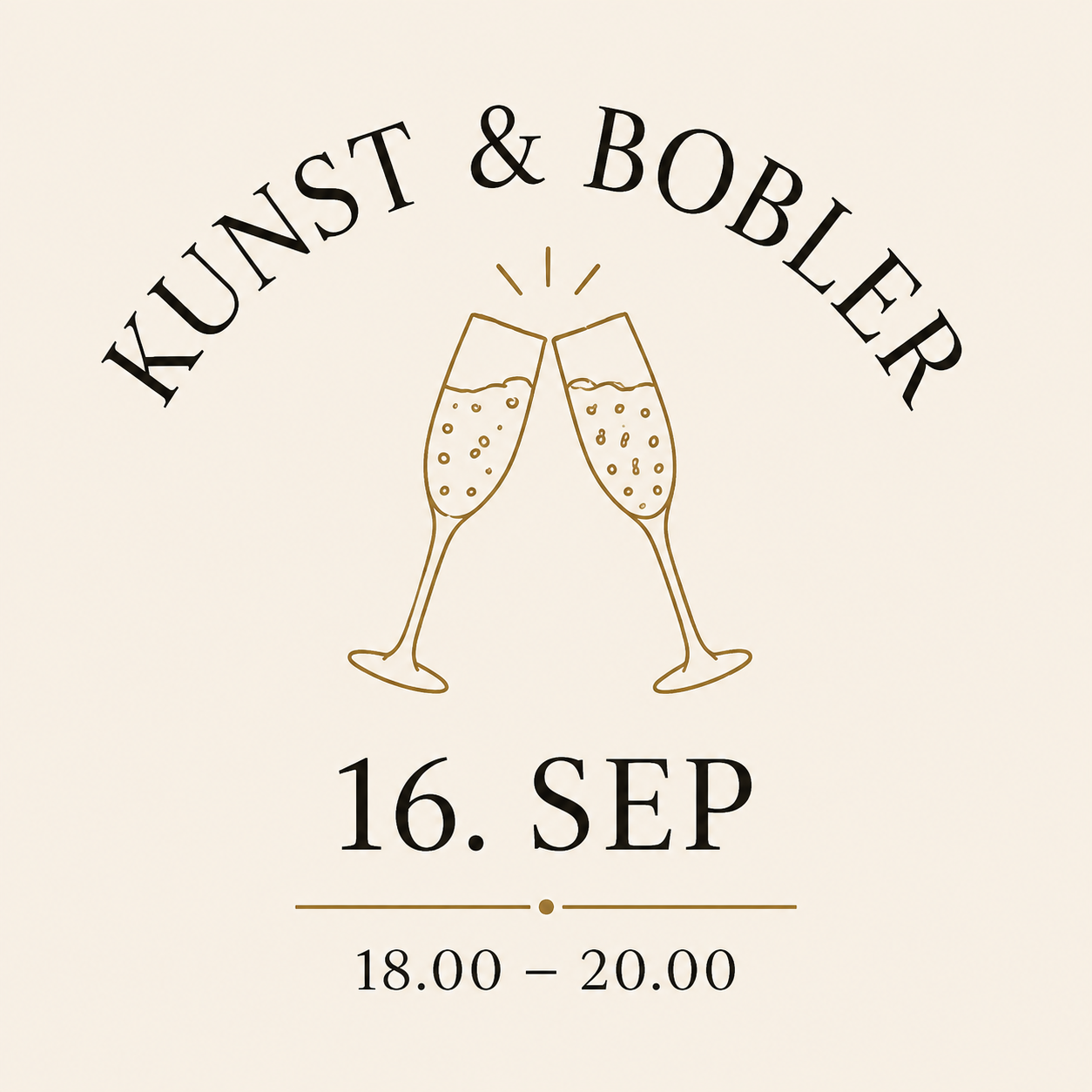 16. sep KUNST & BOBLER
