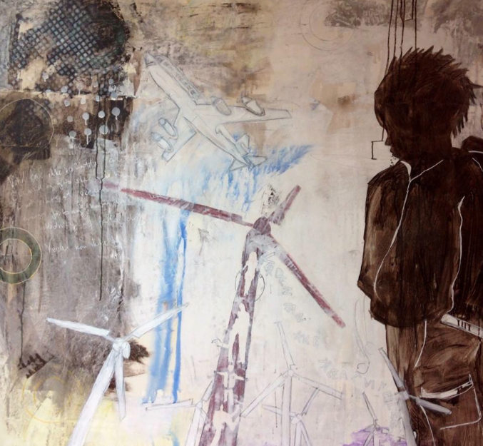 The World Cannot Tolerate That We Fail, 145x140 cm