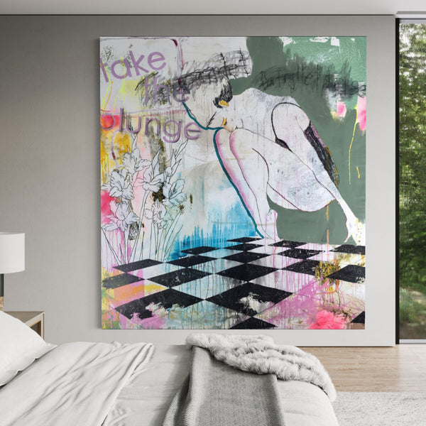 Take the Plunge, 203x210 cm